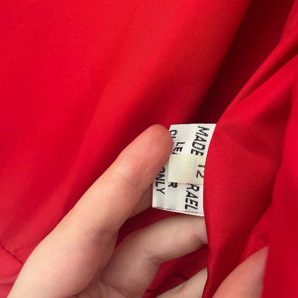 80s Vintage orange leather jacket by Lillie Rubin - Picture 4 of 4